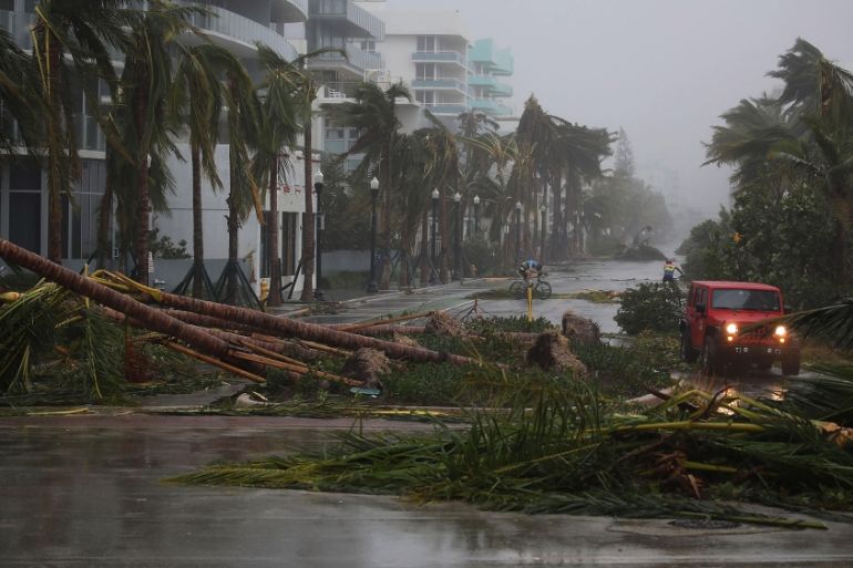 Powerful Hurricane Irma Slams Into Florida