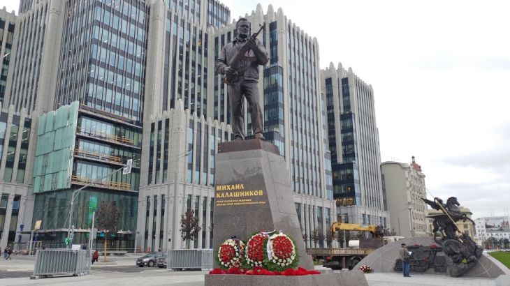 Russia Kalashnikov statue