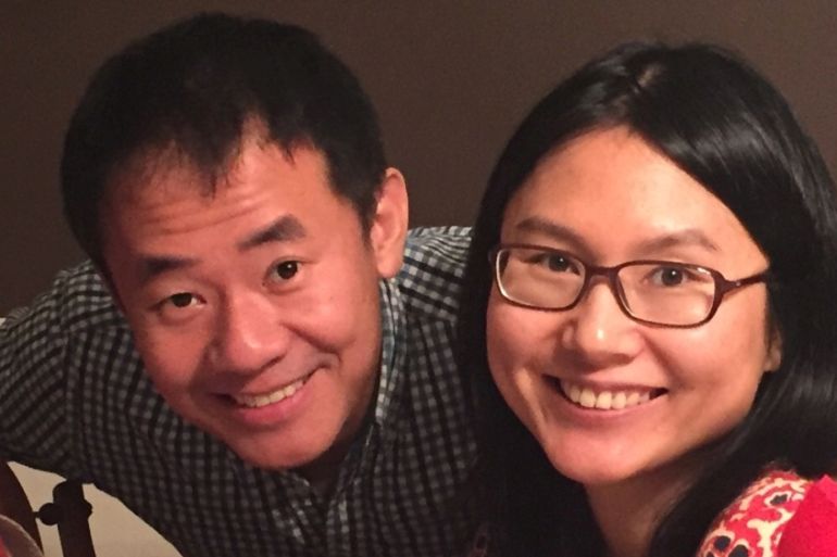 Princeton University graduate student Xiyue Wang in family photo