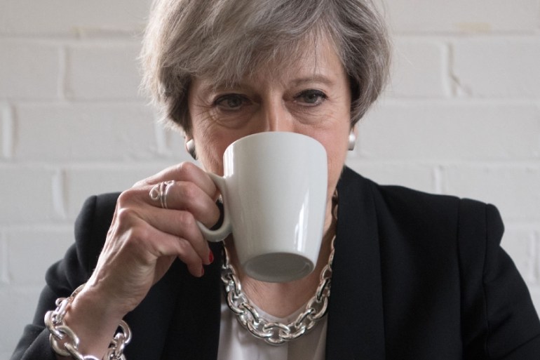 tea getty images Theresa May