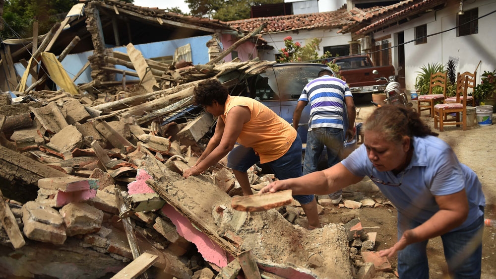 Officials said that more than 200 people were injured in the earthquake [Pedro Pardo/AFP]