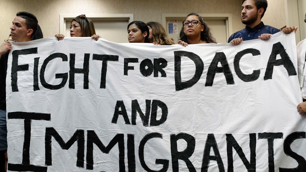The DACA programme has benefited nearly 800,000 young people [John Locher/AP Photo]