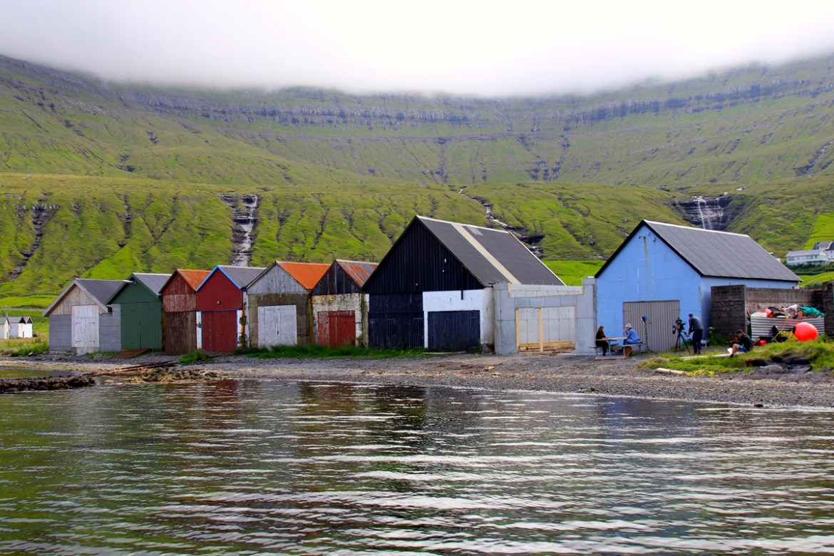 Hosvik, a picturesque village in the remote Faroe Islands. An influx of Asian women is helping boost the population of these remote islands.