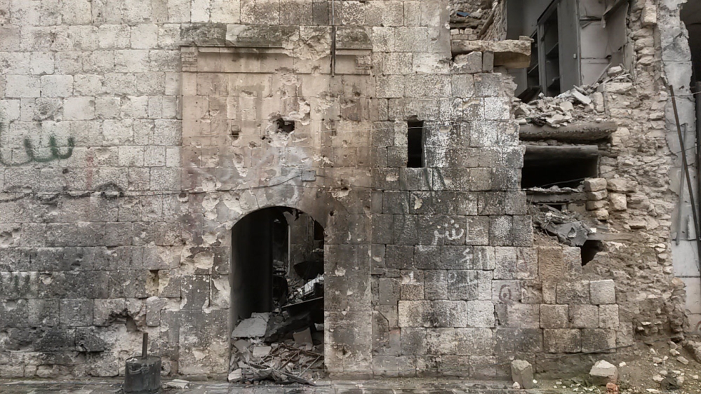 Al-Jdaide district in Aleppo's old city is now barely recognisable [Natay Abdullah/Al Jazeera]
