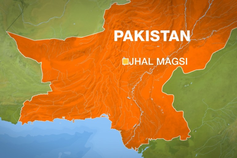 Jhal Magsi map Pakistan