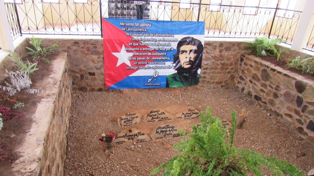 Thousands from all over the world visit the Che Guevara Mausoleum at Vallegrande airport every year [Linda Farthing/Al Jazeera]