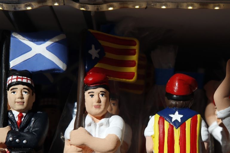 Catalan - Scottish dolls Reuters