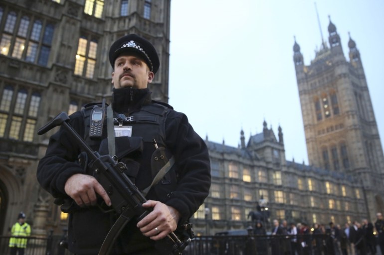 UK anti-terror police Reuters