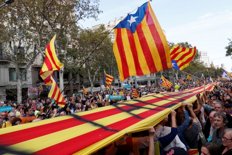 Catalonia protests - Oct 21