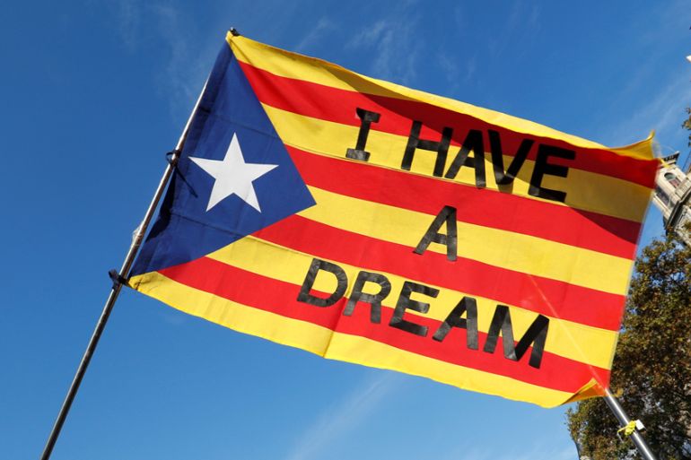 Catalan indepencdene flag