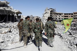 Raqqa destruction