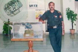 File photos of Mohd Azmal Haque during his Army days.