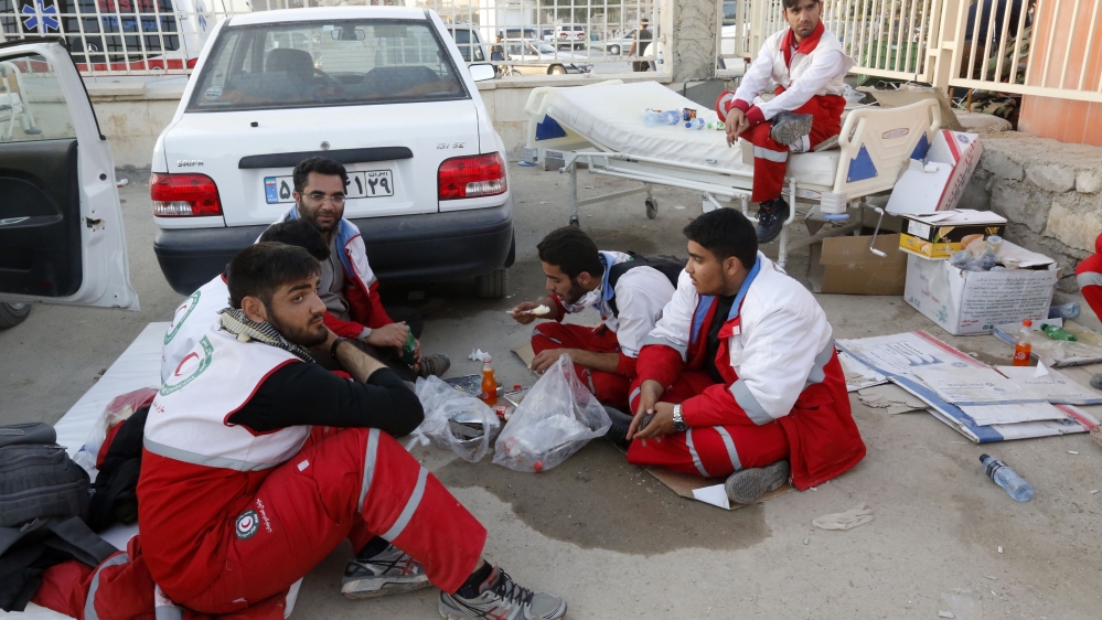 The Iranian Red Crescent has reached almost 90 percent of the affected areas [AFP]