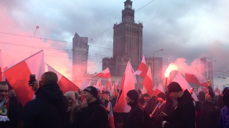 Poland far-right rally