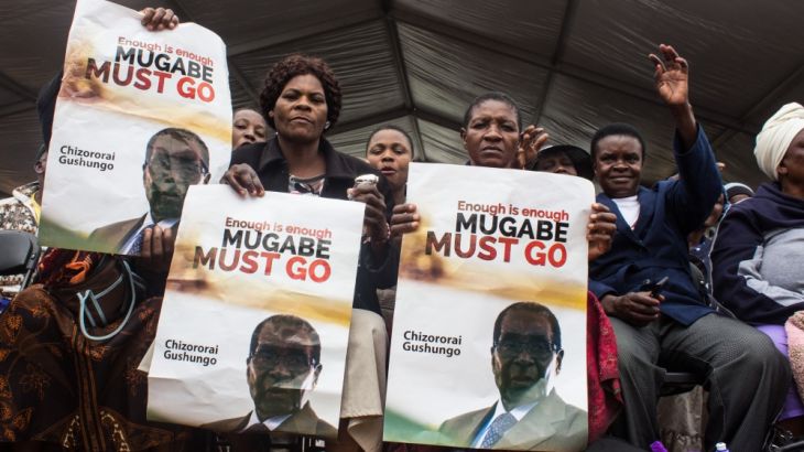 Anti-Mugabe rally in harare