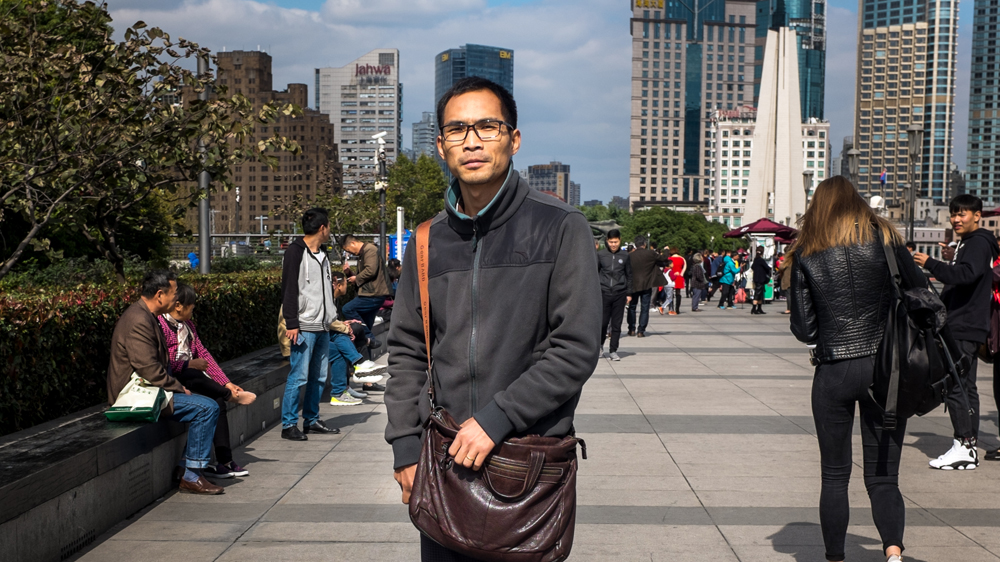 Deng Xianchuan, a 31-year-old chemical engineer from southwest China's Sichuan province [Denise Hruby/Al Jazeera]