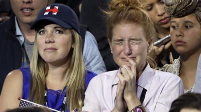 Clinton supporters were shocked the night of the election[Matt Rourke/AP Photo] 