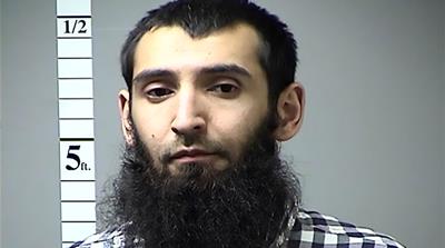 Sayfullo Saipov, the suspect in Tuesday's deadly truck attack, is seen in an undated handout photo [Handout/St Charles County Department of Corrections/AFP] 