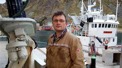 Bjorn Hugo Bendikson fears that oil exploration will threaten the fishing industry in Lofoten [Al Jazeera] 