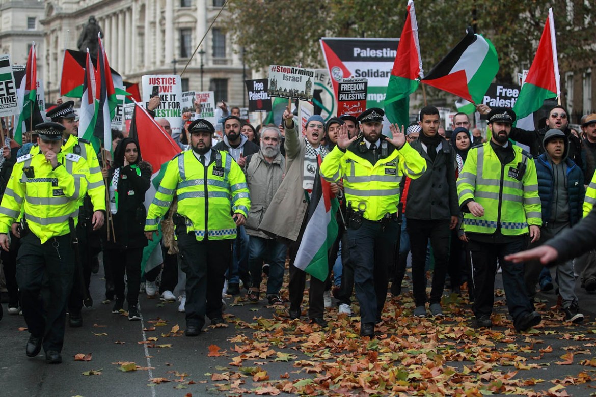 Palestinian activists mark 100 years of the Balfour Declaration in London