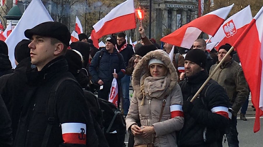 The march tends to draw tens of thousands of nationalists [Agnieszka Pikulicka-Wilczewska/Al Jazeera]