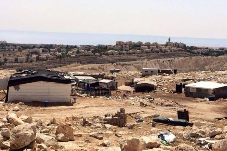 Israel''s evacuation order of the Jabal al-Baba Bedouin community - Courtesy Bimkom