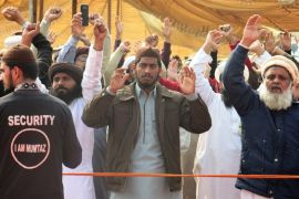 Pakistan Protesters anti-blasphemy