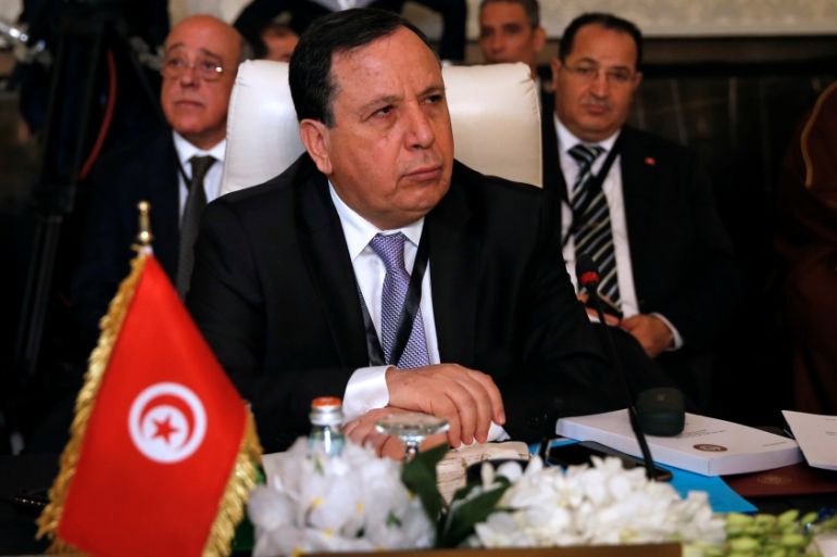 Tunisian Foreign Minister khemaies Jhinaoui