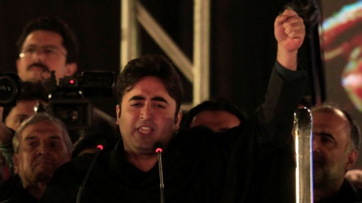Bilawal Bhutto Zardari, Chairman of the Pakistan Peoples Party (PPP), speaks during a gathering to mark the 50th anniversary of party''s foundation in Islamabad