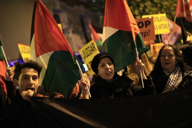 Protest against US decision to recognize Jerusalem as Israel''s capital