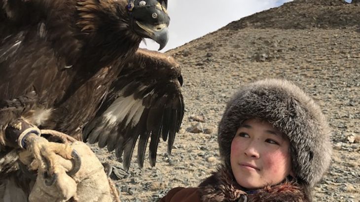 Mongolia eagle hunting