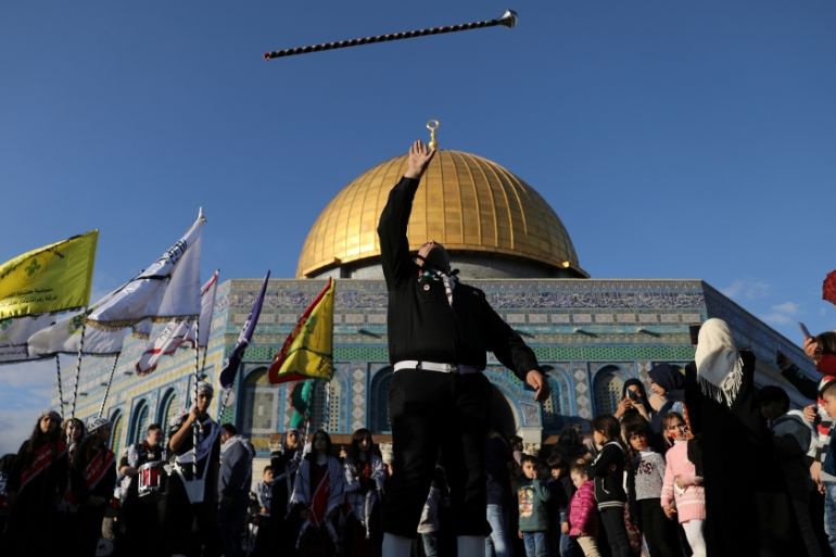 People celebrate Mawlid al-Nabi in Jerusalem