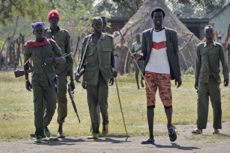 South Sudan opposition soldiers