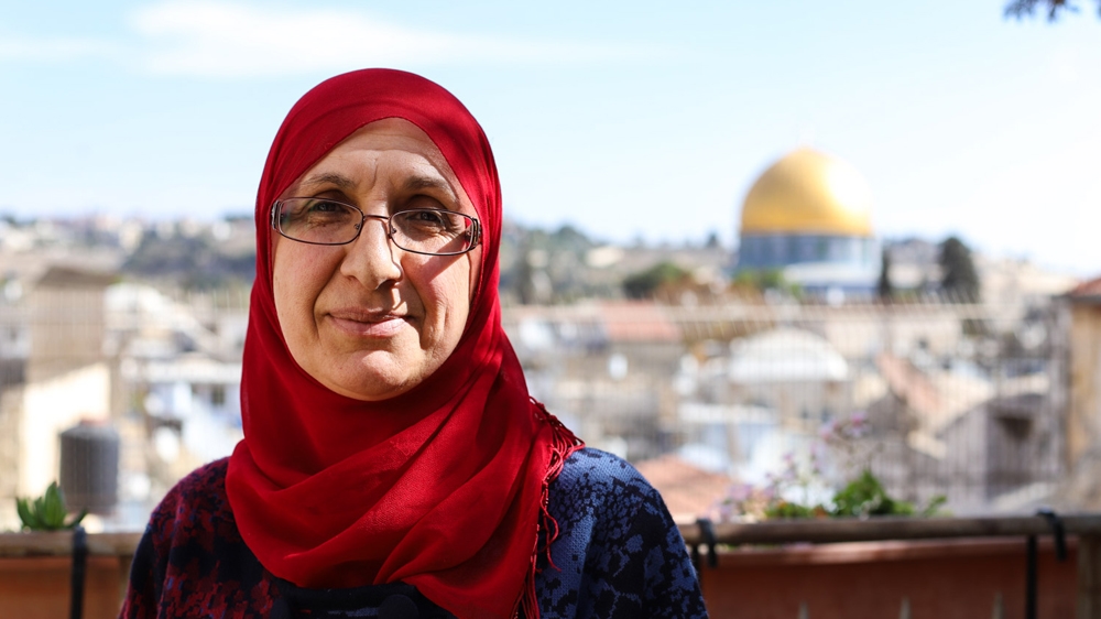 Sawsan Safadi says that Israel wants 'to create a new generation of Palestinians who feel like the occupation is normal' [Jaclynn Ashly/Al Jazeera]