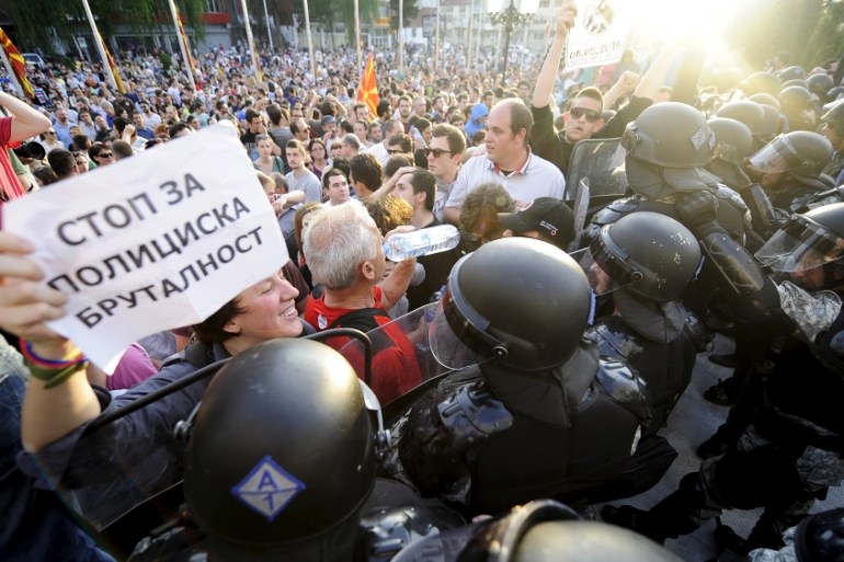 Macedonia protests
