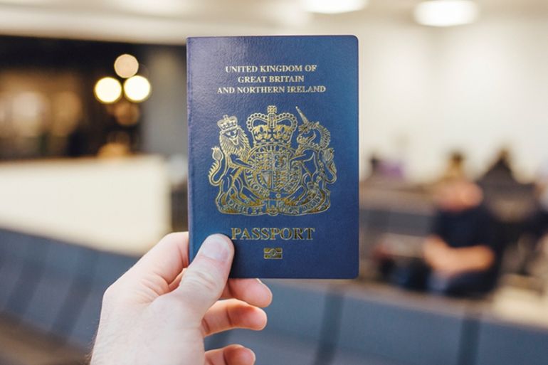 blue passport UK