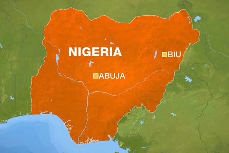 Biu, Nigeria - map
