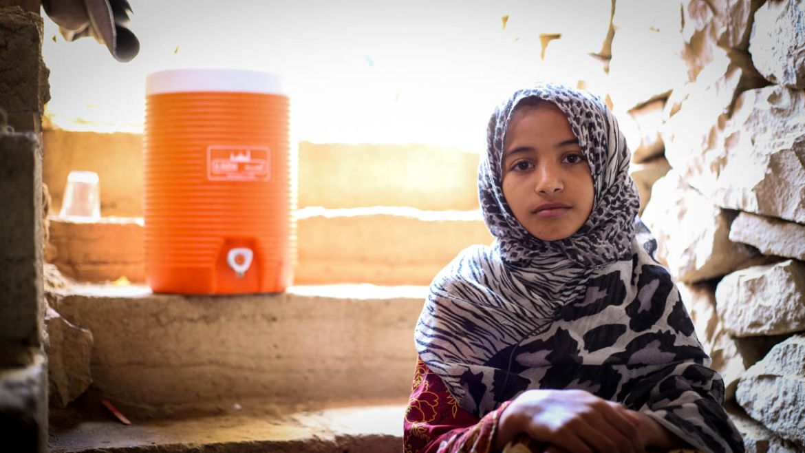 12-year-old Amani from Taizz lost her father and has been displaced ever since. “The clashes got intense and we were the last family to escape from the village,” she said. “We fled to a safer place