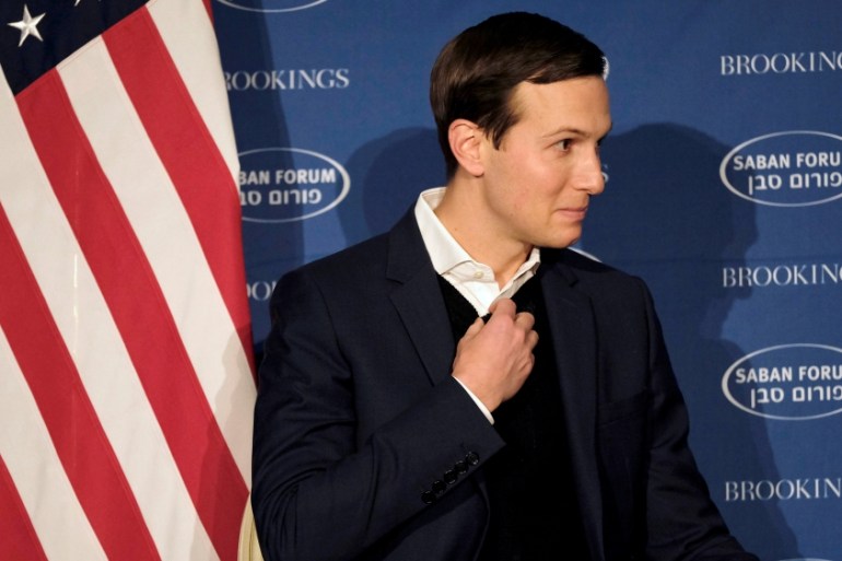 White House senior adviser Jared Kushner delivers remarks on the Trump administration''s approach to the Middle East region at the Saban Forum in Washington