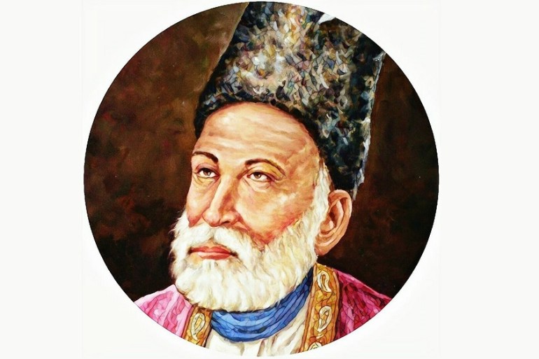 Ghalib''s portrait