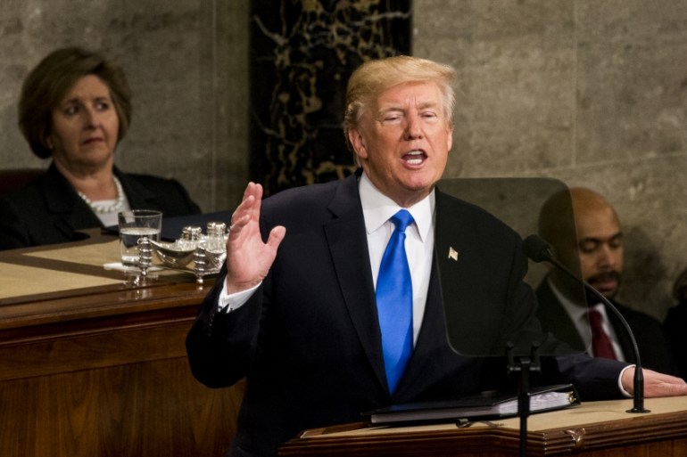 President Trump''s First State of the Union Address - Anadolu