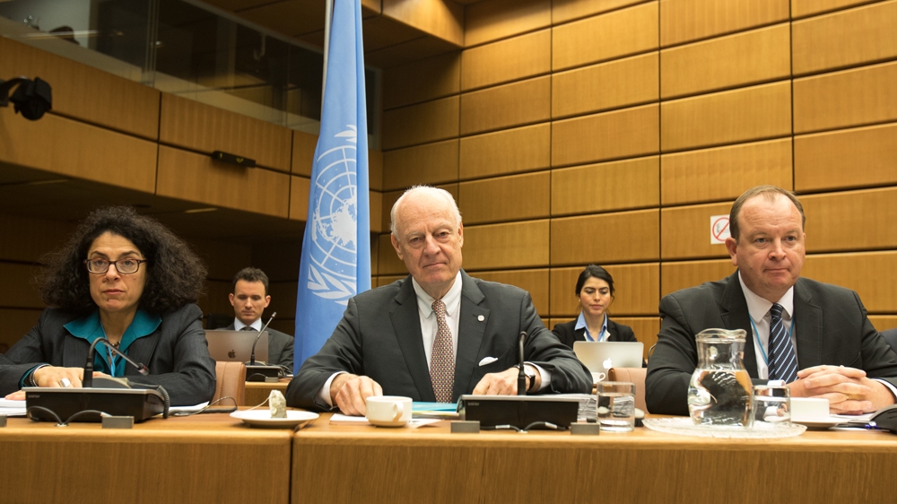 Staffan de Mistura said the UN has yet to make a decision whether to join talk in Sochi [AFP]