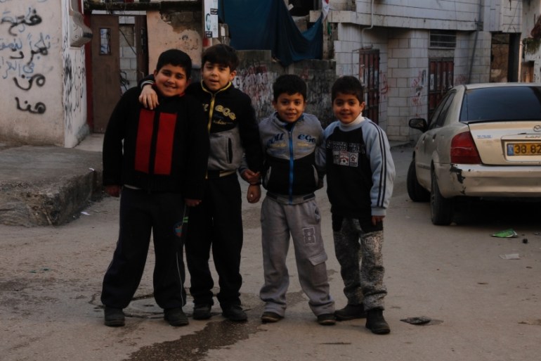 Dheisheh camp refugee children