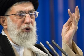Iran''s Supreme Leader Ayatollah Ali Khamenei speaks during Friday prayers in Tehran