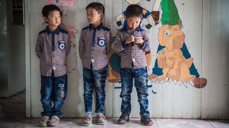 Triplets China''s Prison Orphans