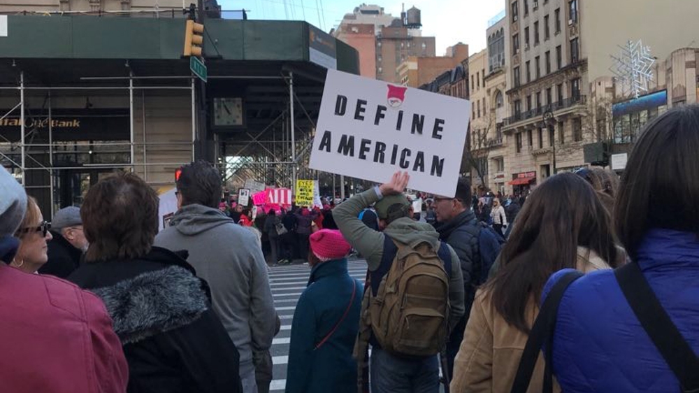 More protests against Trump are expected to take place on Sunday [Courtesy of Diana Limongi]