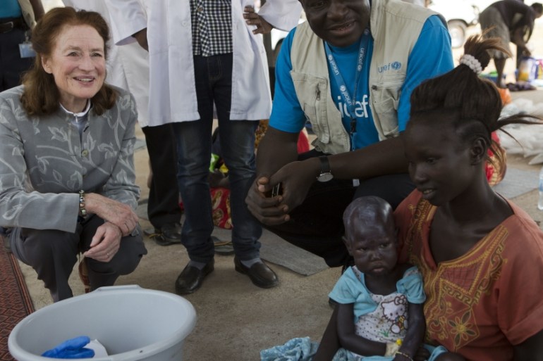 SOUTH SUDAN UNICEF CHIEF Henrietta Holsman Fore
