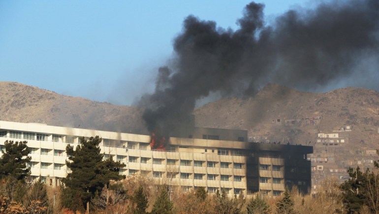 Gunmen attack Intercontinental Hotel in Kabul