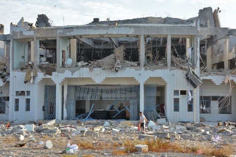 DO NOT USE - Devastation in the Yemeni city of Mukalla