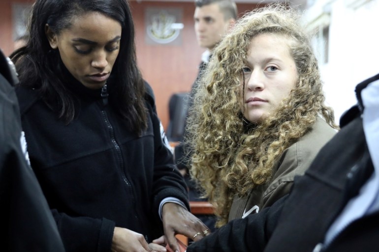 Ahed Tamimi in court